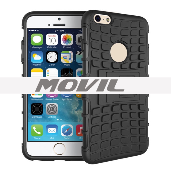 NP-1903 2 en 1 funda para iPhone 6 plus con soporte-9